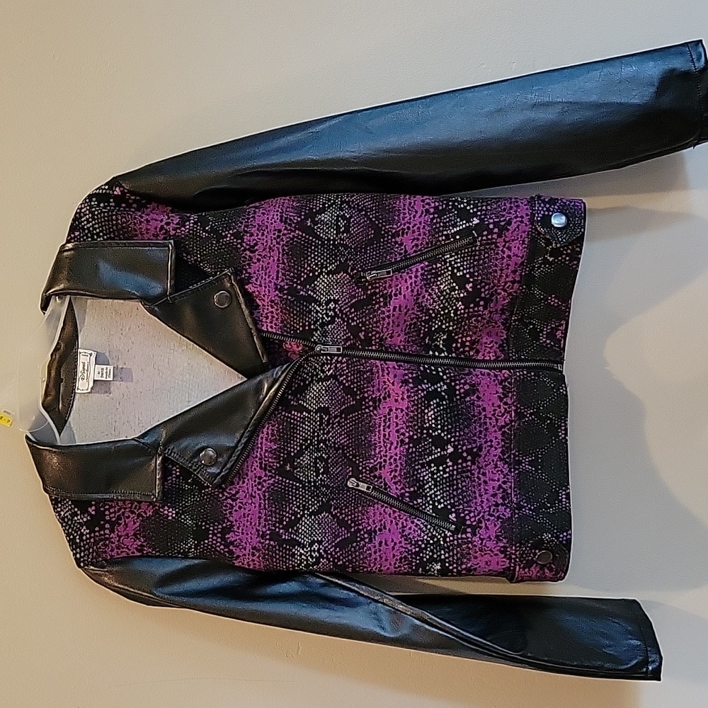 Faux leather jacket